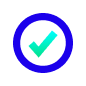Blue and Imagination Aqua icon